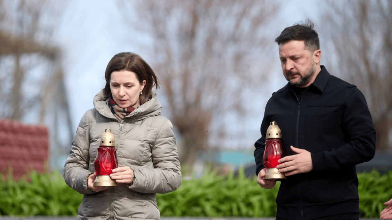 Зеленский и Санду почтили память ликвидаторов аварии на ЧАЭС