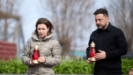 Зеленський і Санду вшанували пам'ять ліквідаторів аварії на ЧАЕС - 285x160