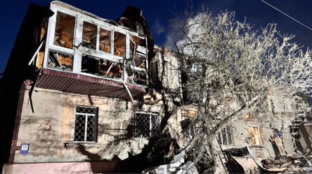 Який вигляд має будинок у Харкові,  що атакував дрон РФ — фото - 285x160