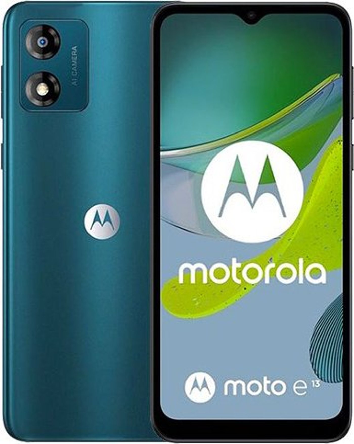 The Motorola Moto E13 smartphone