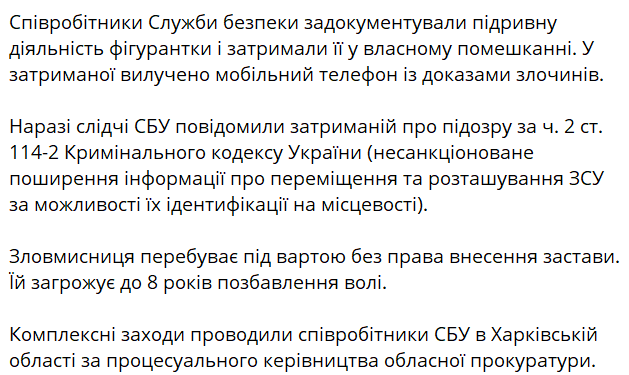 публікація СБУ