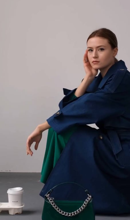 Denim trench coat looks spectacular