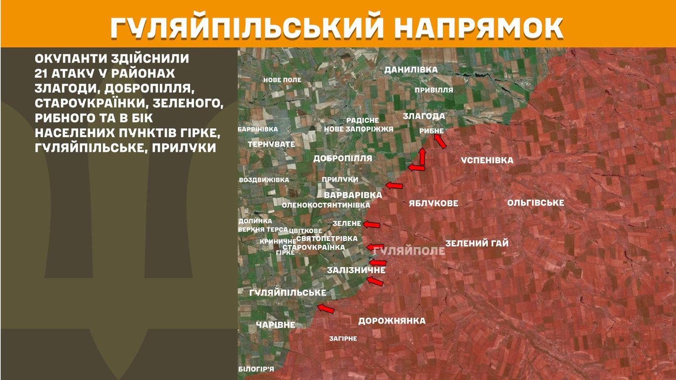 Гуляйпільський напрямок фронту яка ситуація