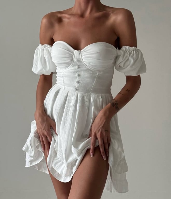 White dress for summer - the perfect choice