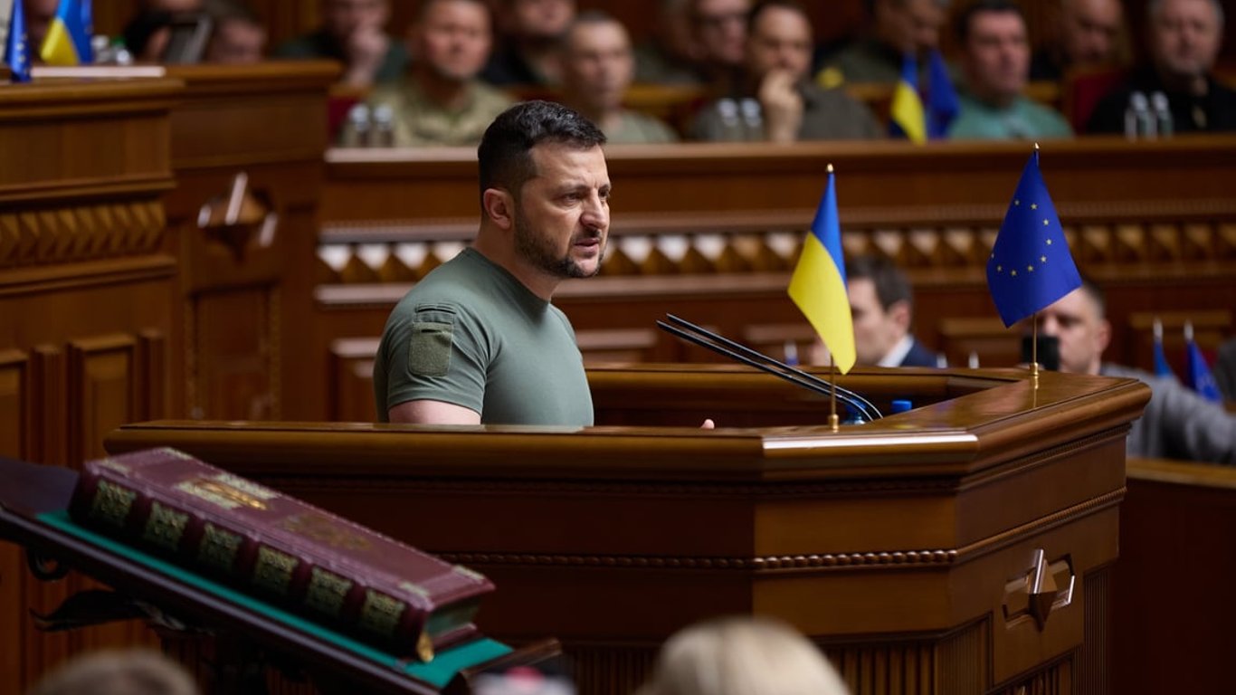 Виступ Зеленського в Раді: президент заявив про моральне лідерство України