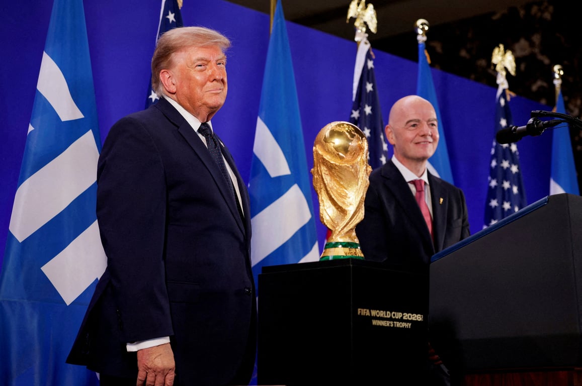 Джанни Инфантино и Дональд Трамп