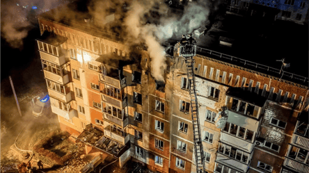 UAV hits residential building in Ternopil — the consequences - 285x160