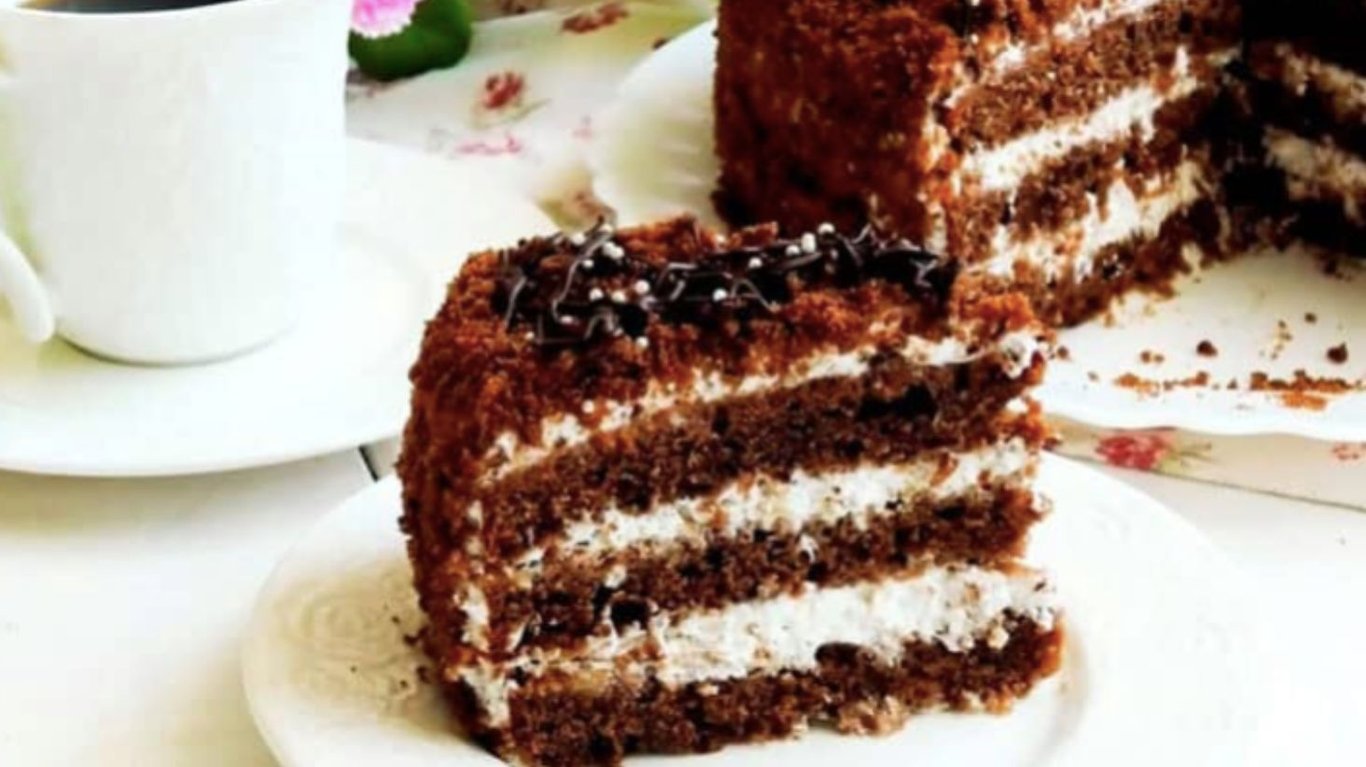 простий рецепт шоколадного торта, який виходить з першого разу