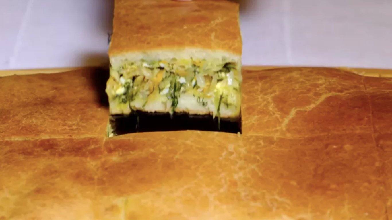 рецепт заливного пирога з капустою