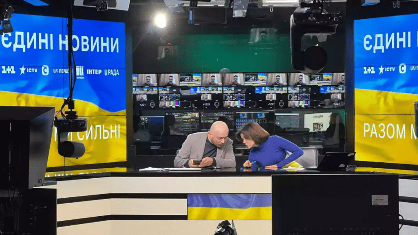 Украинцы теряют доверие к телемарафону "Єдині новини"