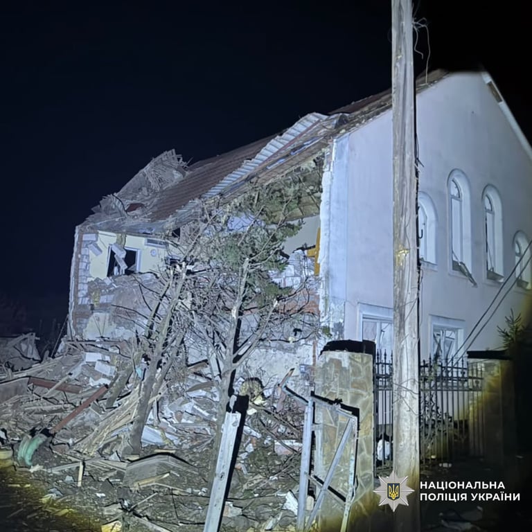 Пошкоджений приватний будинок на Харківщині