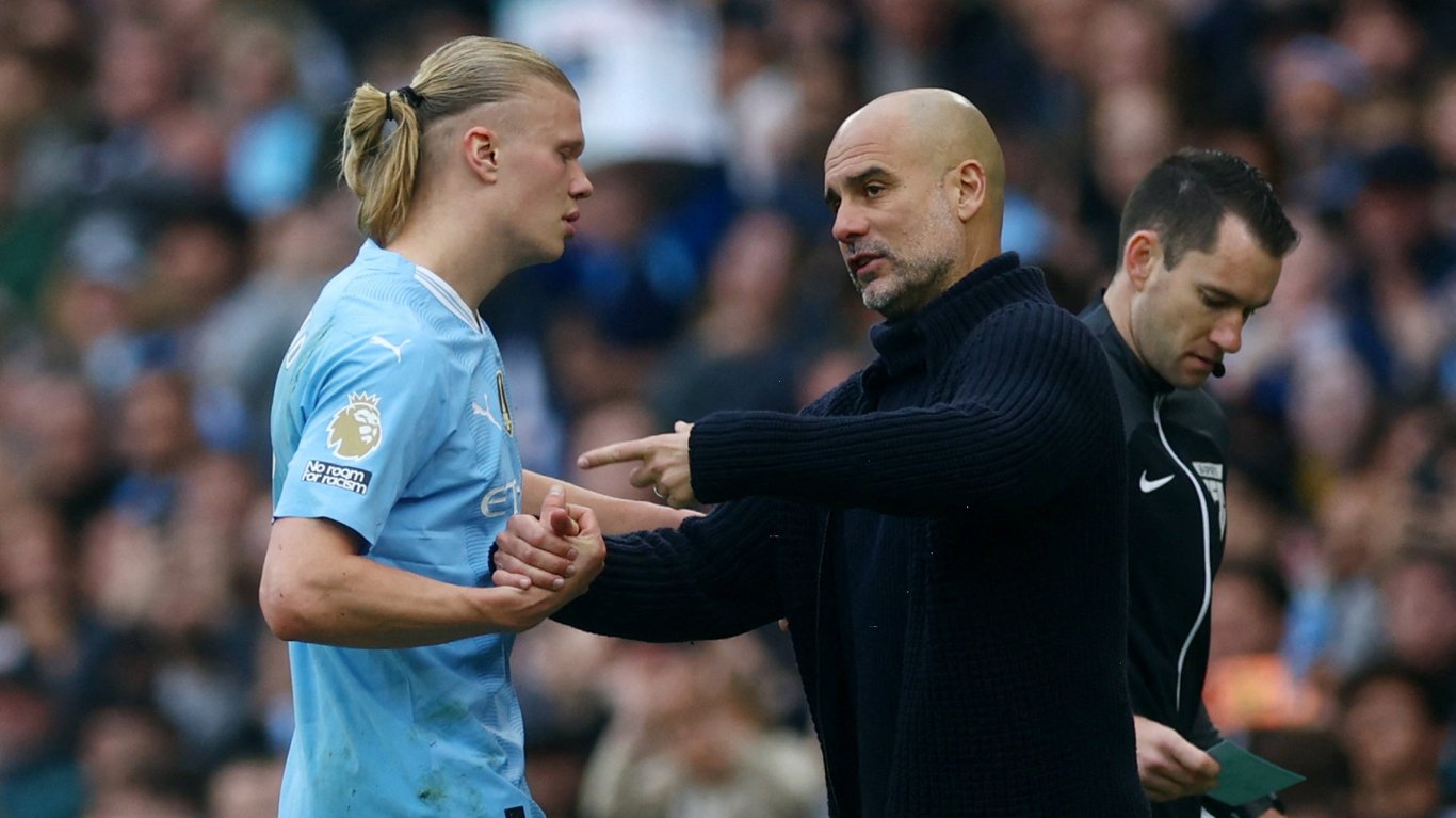 Хосеп Гвардіола та Ерлінг Холанн