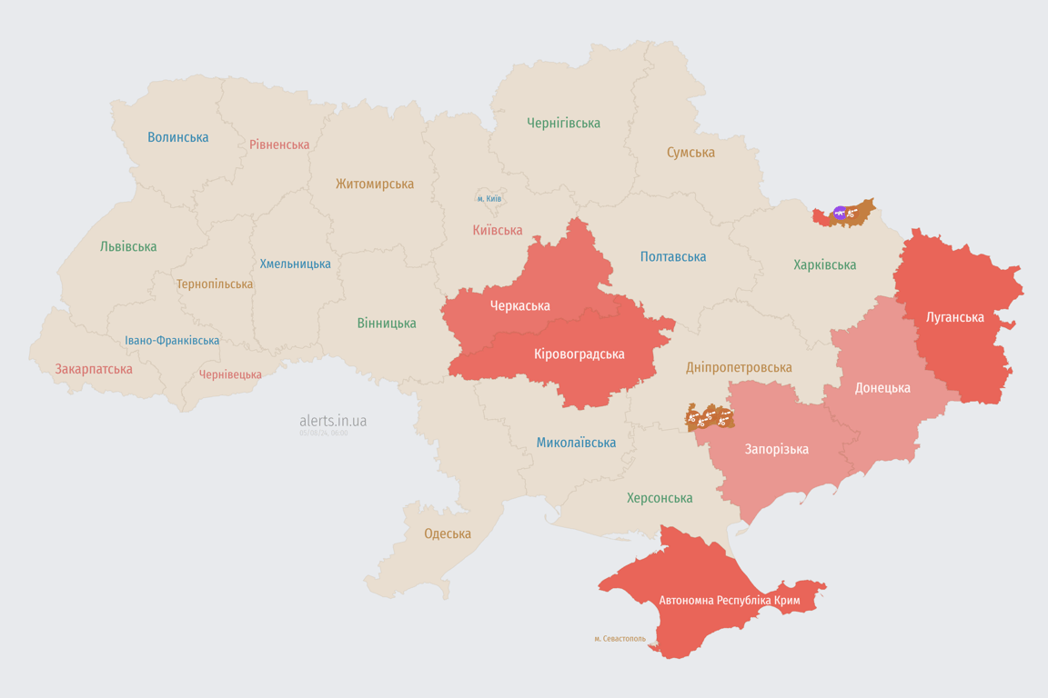 Ворожий обстріл вранці 5 серпня
