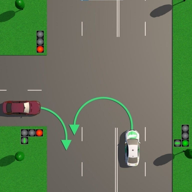 Тест з ПДР: хто першим проїде перехрестя?