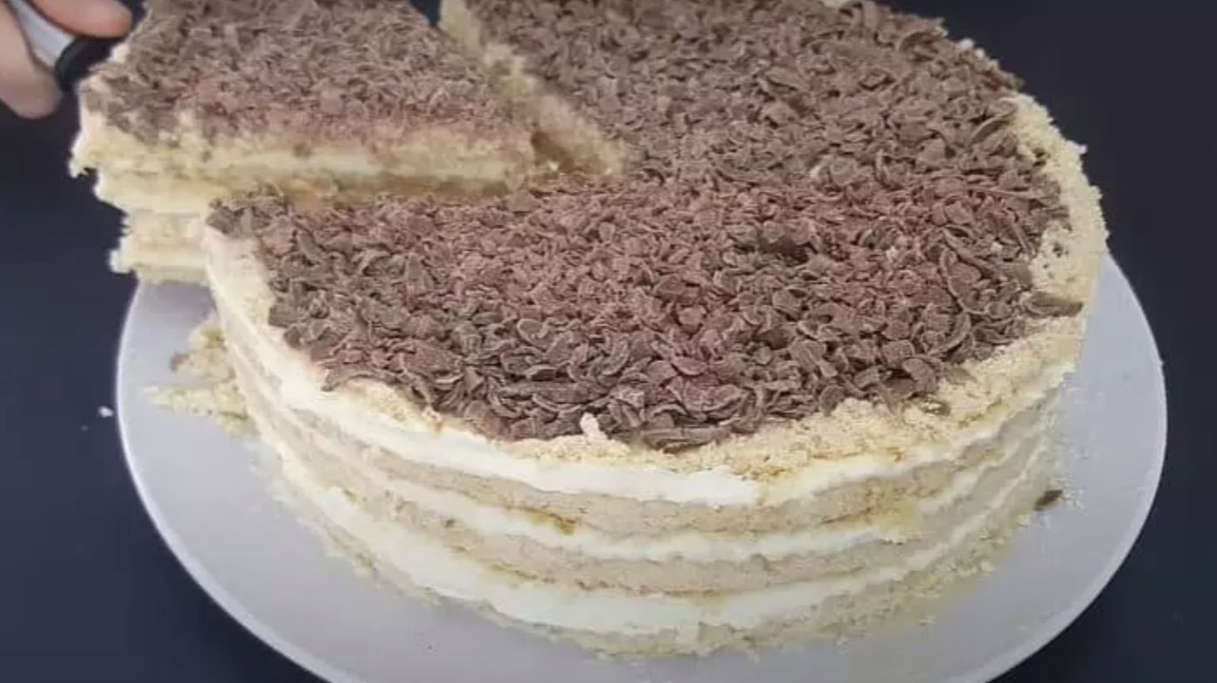 простий дешевий торт без духовки 