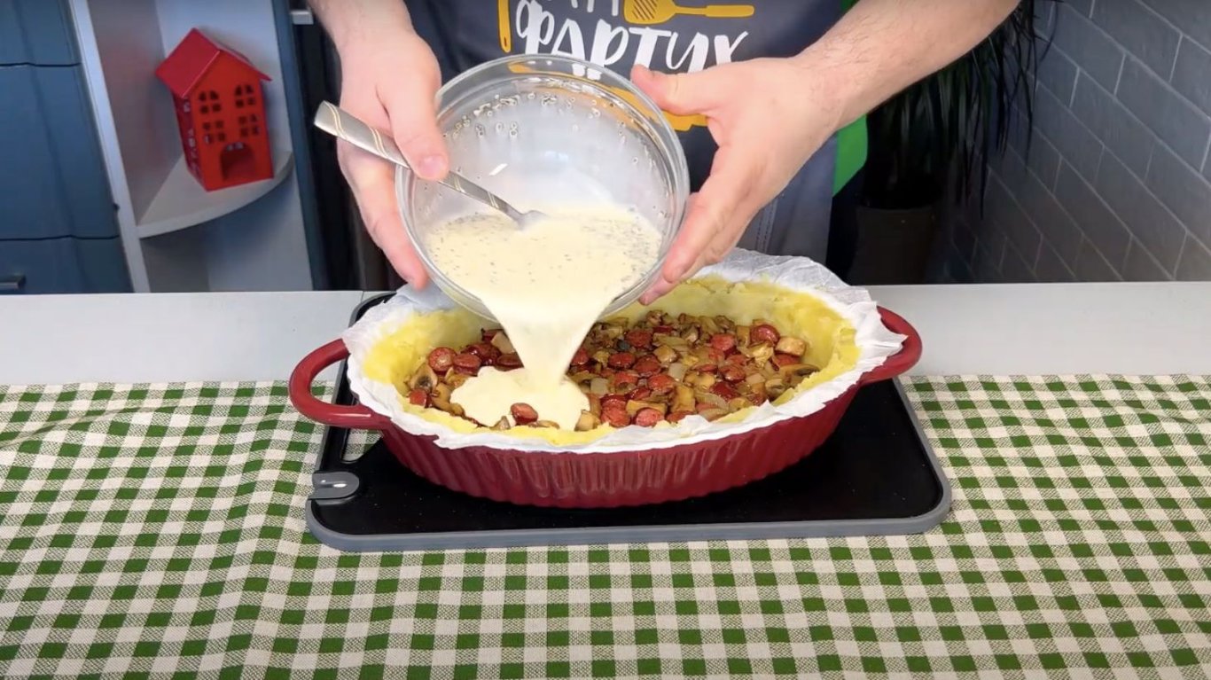 кіш лорен по-селянськи ситний картопляний пиріг для обіду чи вечері