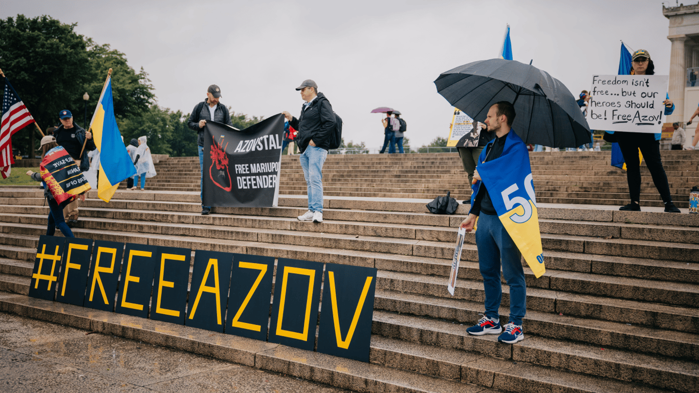 В Америке прошли антивоенные митинги украинцев