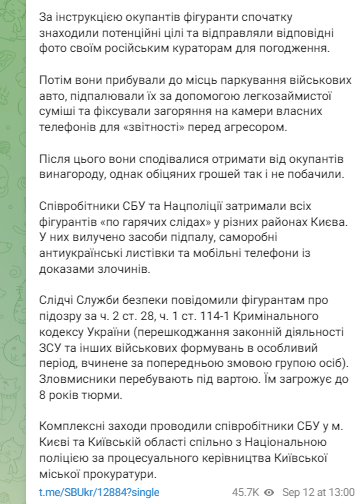 повідомлення СБУ