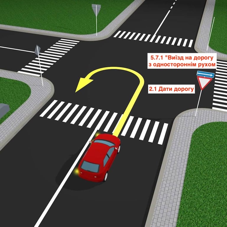 Тест з ПДР: чи дозволений розворот?