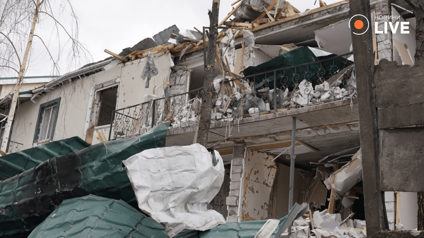 Наслідки удару по Гостомелю