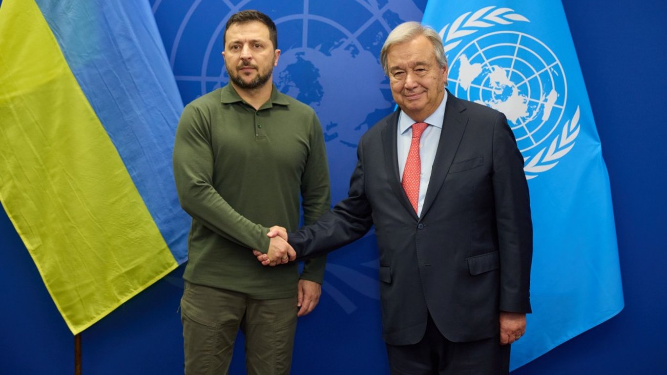 Президент Украины встретился с Генеральным секретарем ООН: подробнее