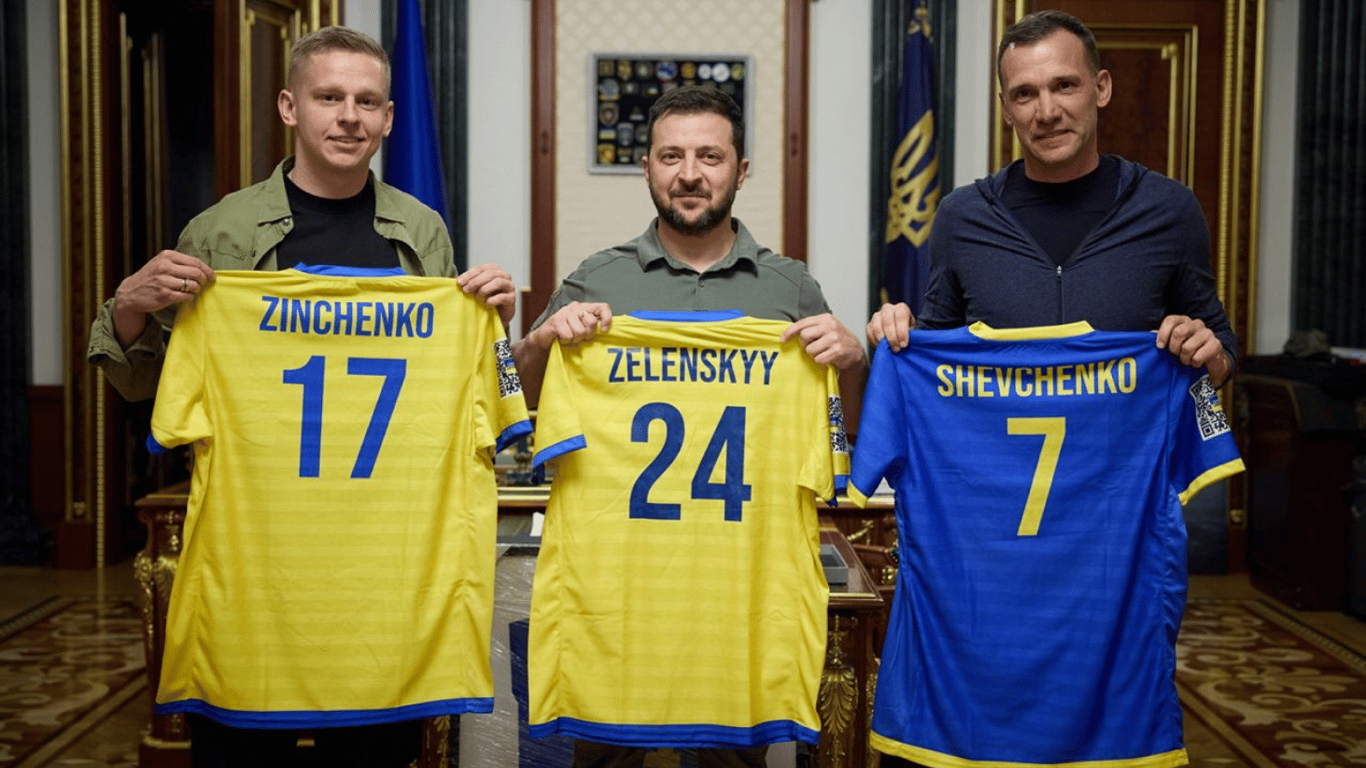 Шевченко и Зинченко организуют благотворительный матч в поддержку Украины