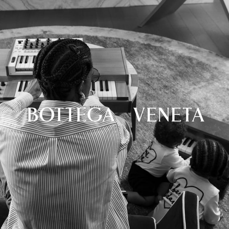 Репер A$AP Rocky з дітьми