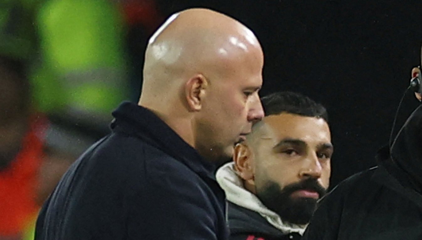 Арне Слот и Мохаммед Салах