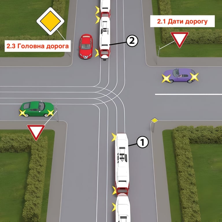 Тест з ПДР: хто за ким проїде на перехресті з трамваями?