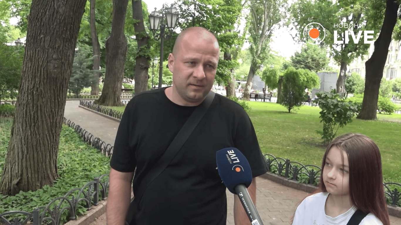 Олександр про обстріли в Києві. Фото: Новини.LIVE