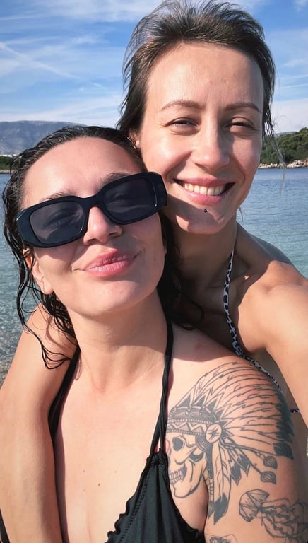 Зоя Мозговая со своей избранницей