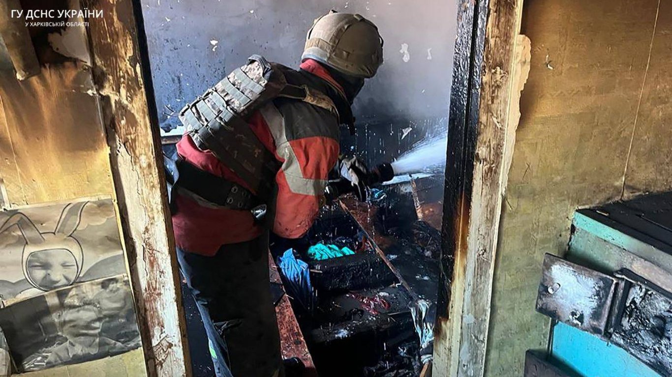 У Куп’янську рятувальники знайшли тіло загиблого під гасіння пожежі в будинку