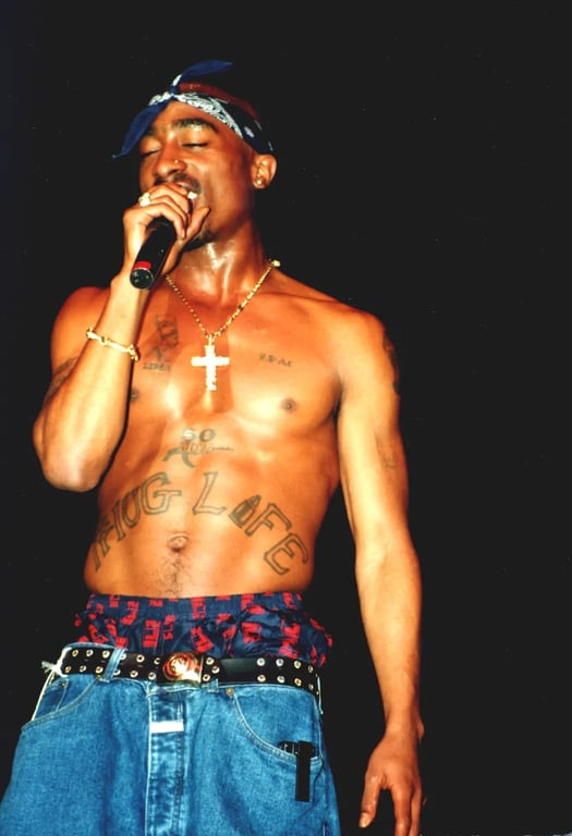 Rapper Tupac Shakur