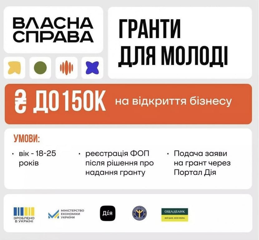 гранти допомога на бізнес