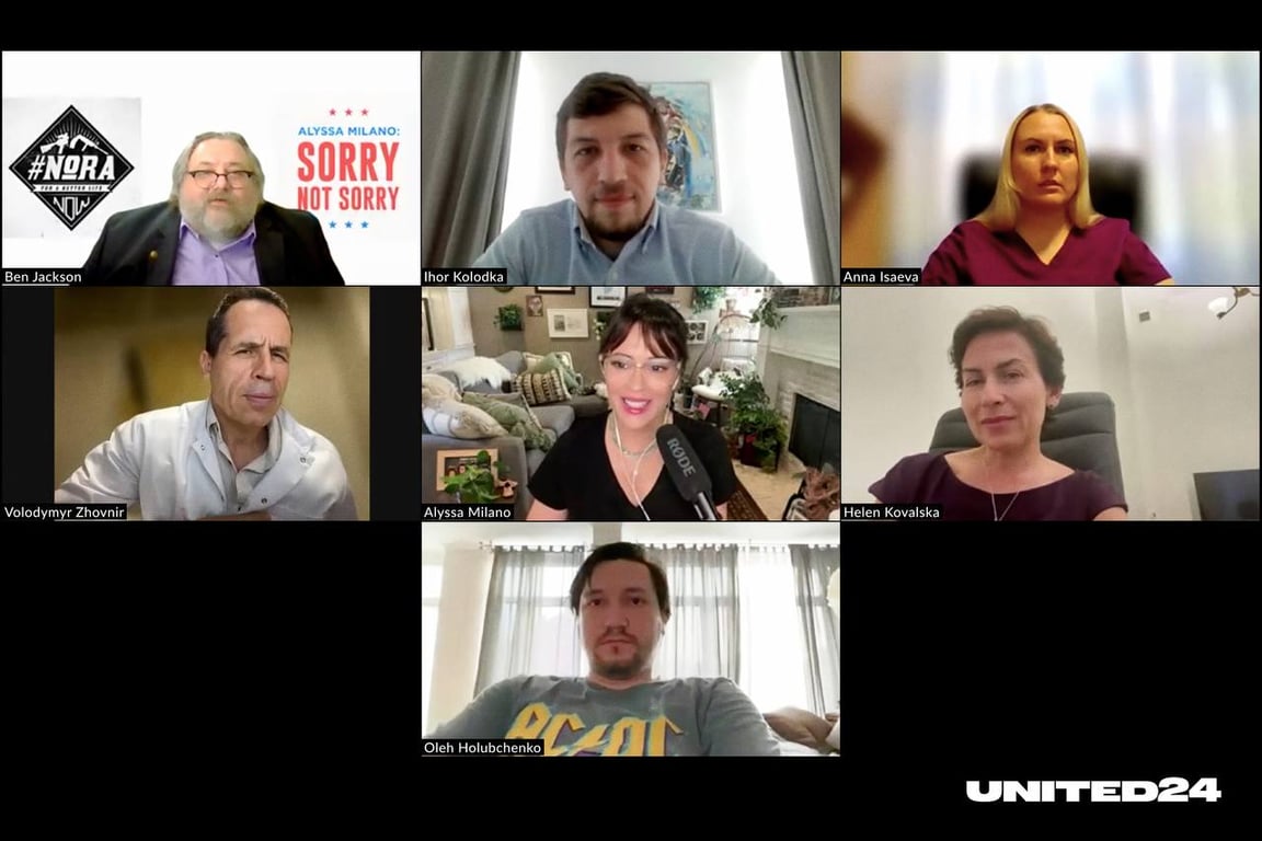 Зірка "Усі жінки — відьми" поспілкувалася із медиками "Охмадиту", яких ледь не вбили росіяни - фото 1