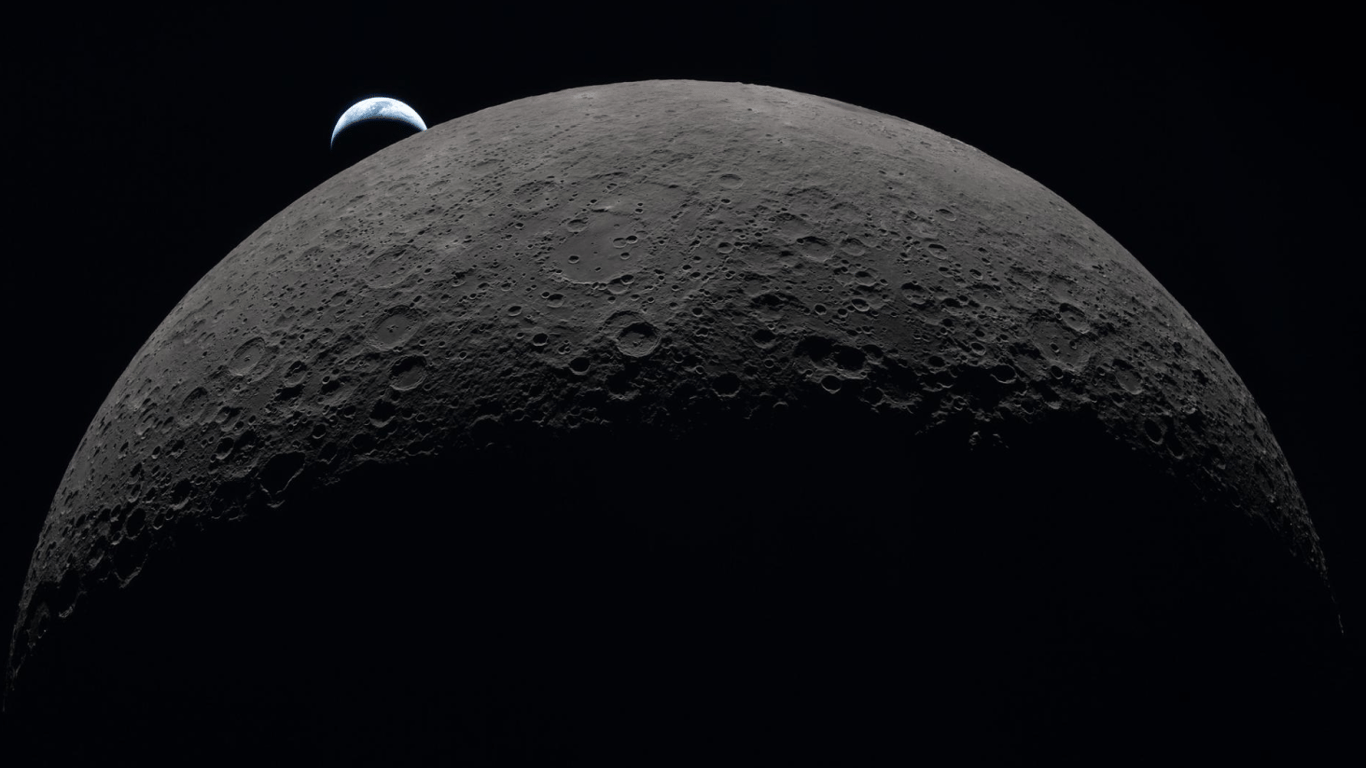 Командир Артеміди-2 показав захід Землі на Місяці: відео