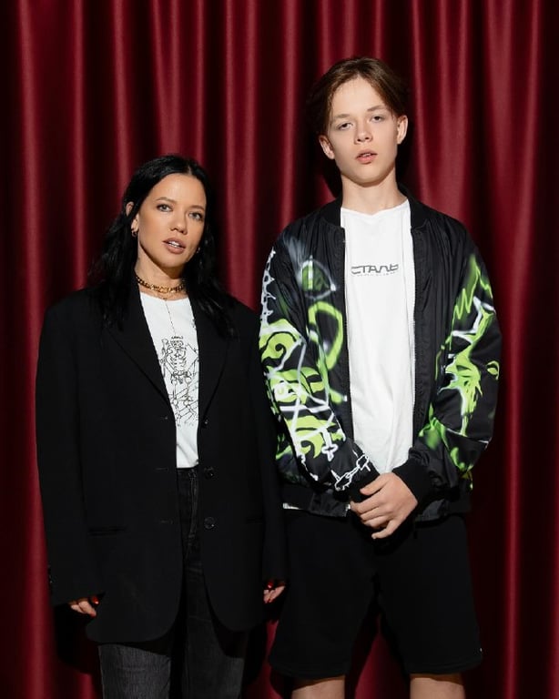 Ірина Горова з сином Андрієм