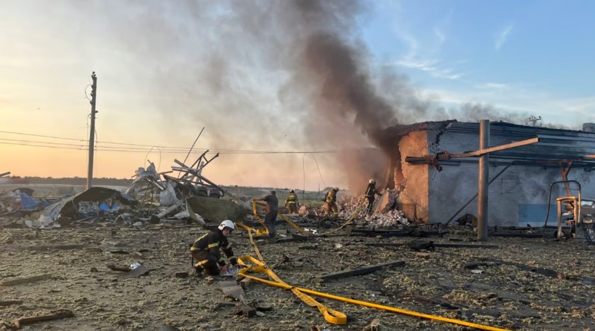 Обстрел Черкащины