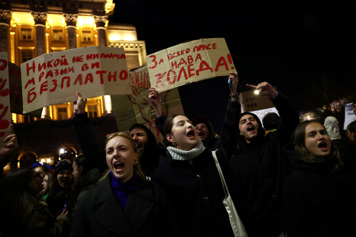 Protest in Bulgaria on December 1