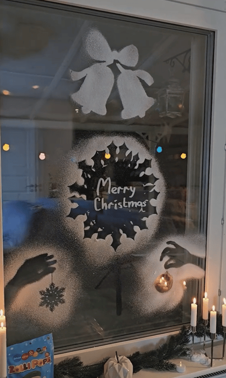 Рисунок на окне