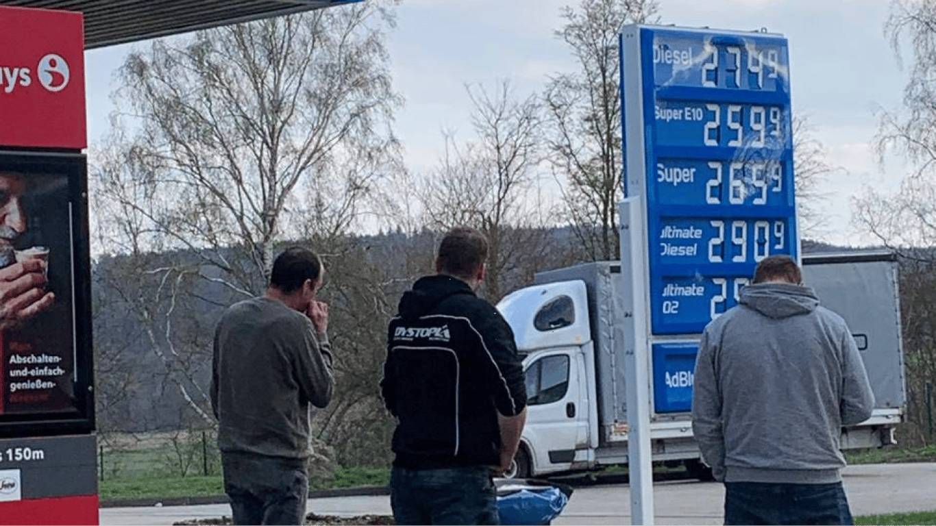 Цены на топливо в Германии превысили 150 грн за литр: фото