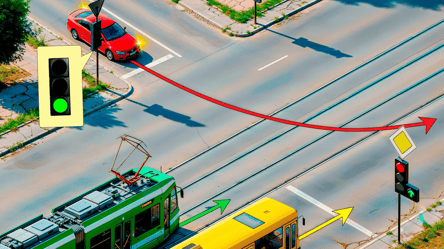 Тест ПДР — кому має поступитися червоне авто - 285x160