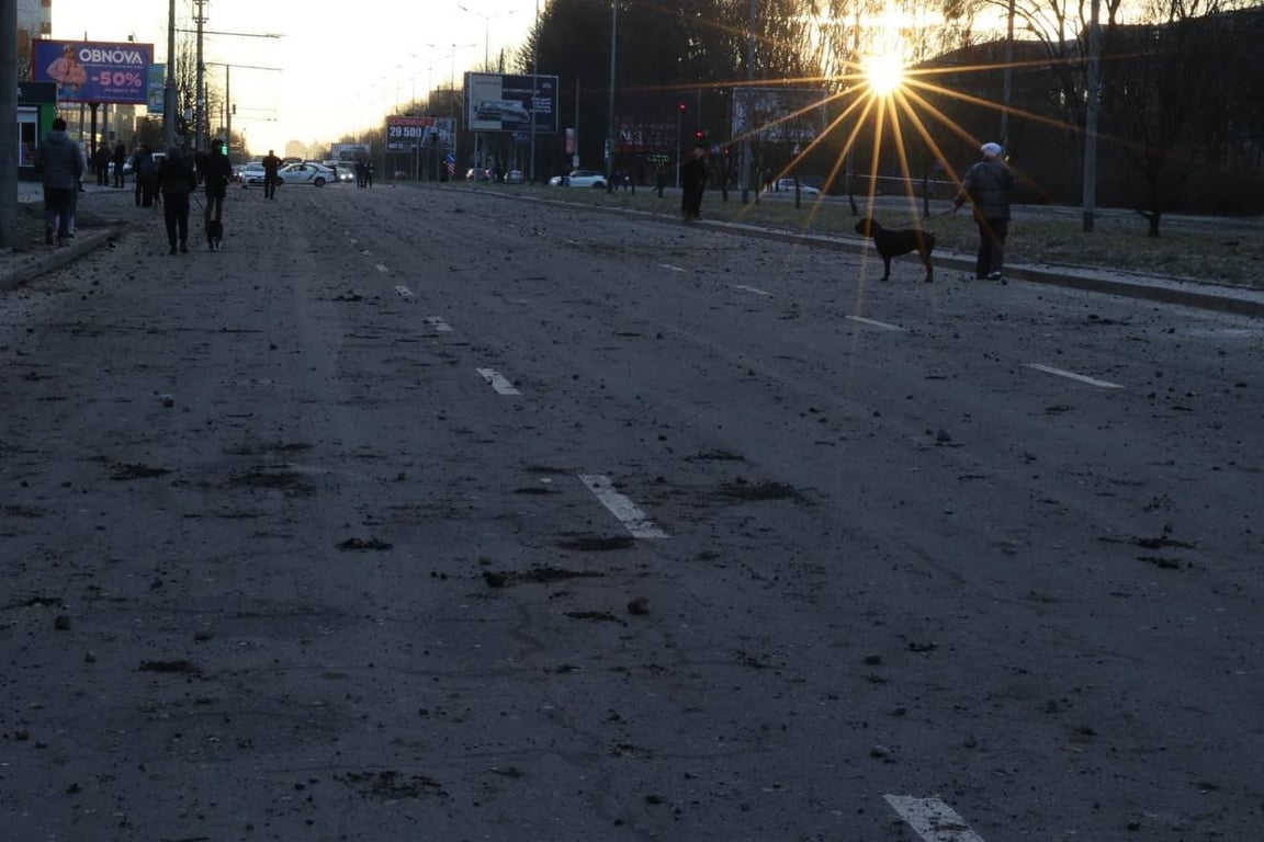 Наслідки обстрілу Львова 15 лютого