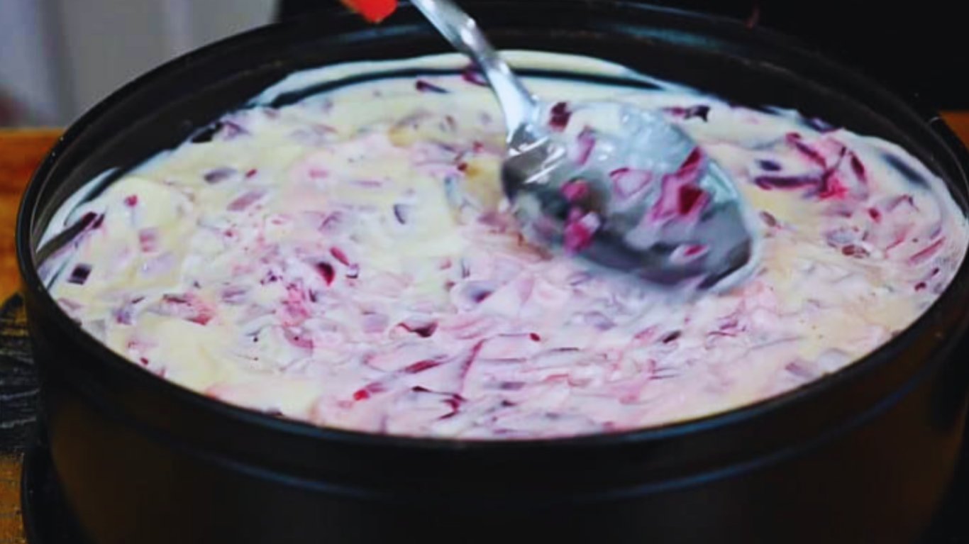 простий рецепт салату шуби з куркою