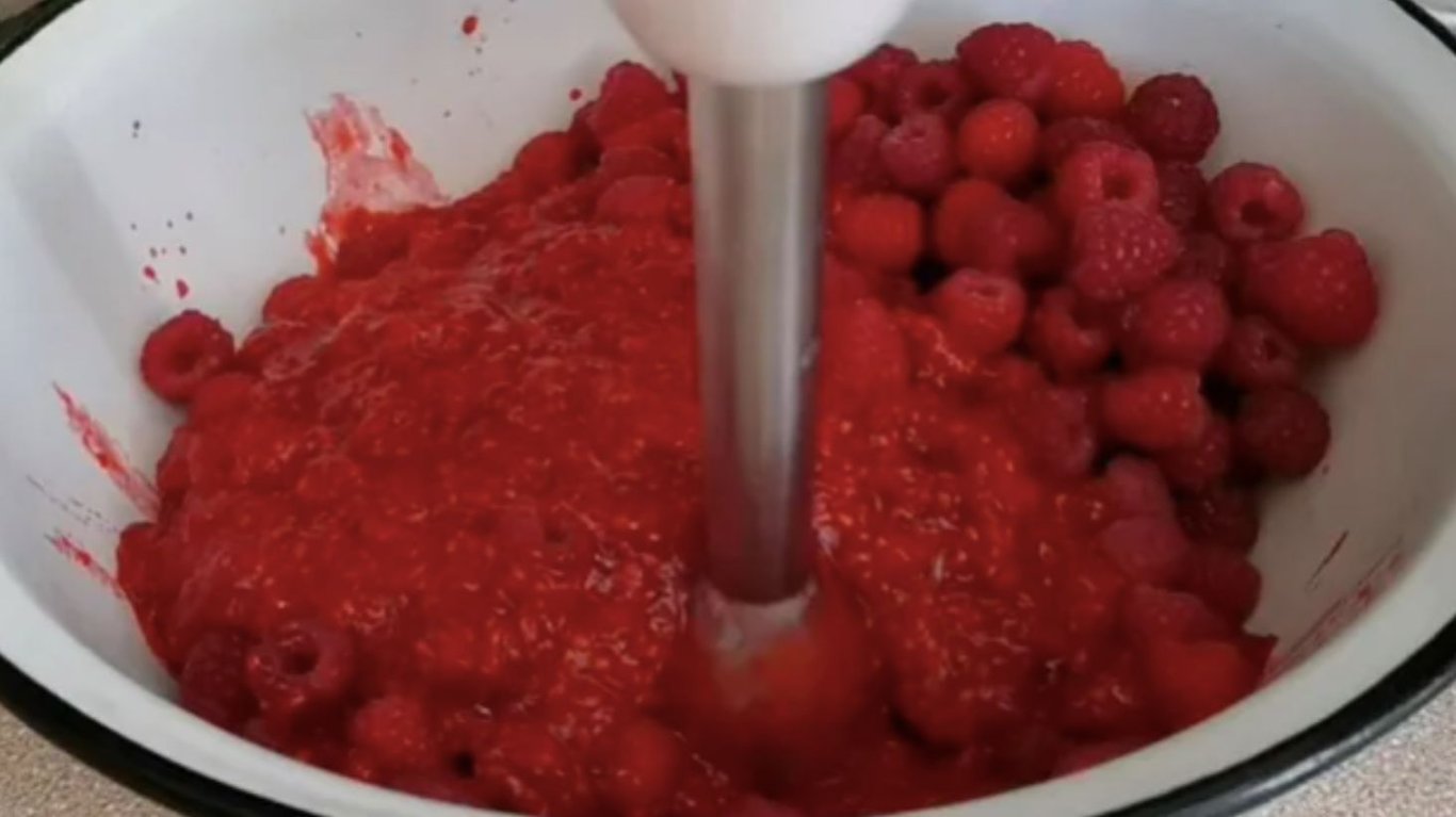 приготовление малины 