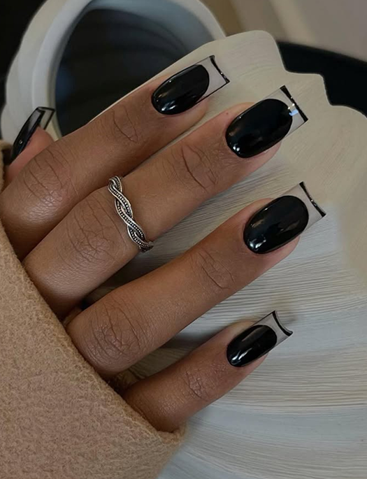 Fresh Black Nail Designs