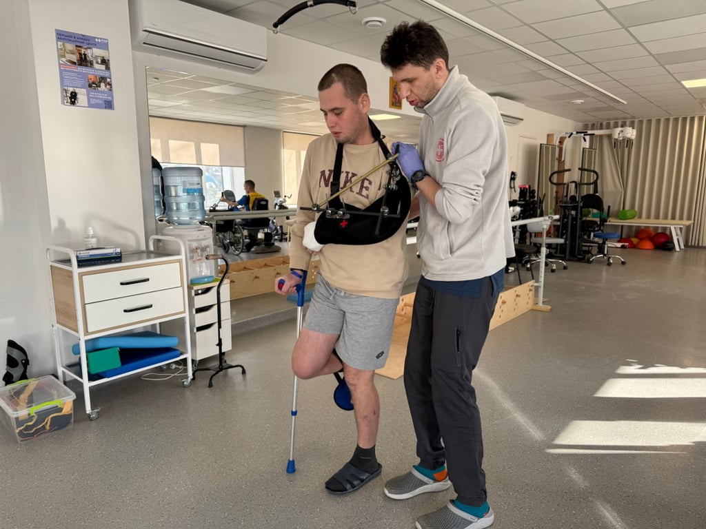 Олександр Жернокльов на реабілітації