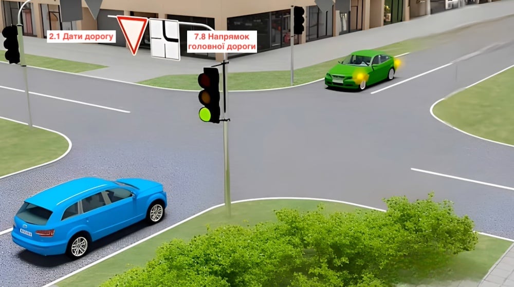 Тест з ПДР: хто має перевагу на перехресті?