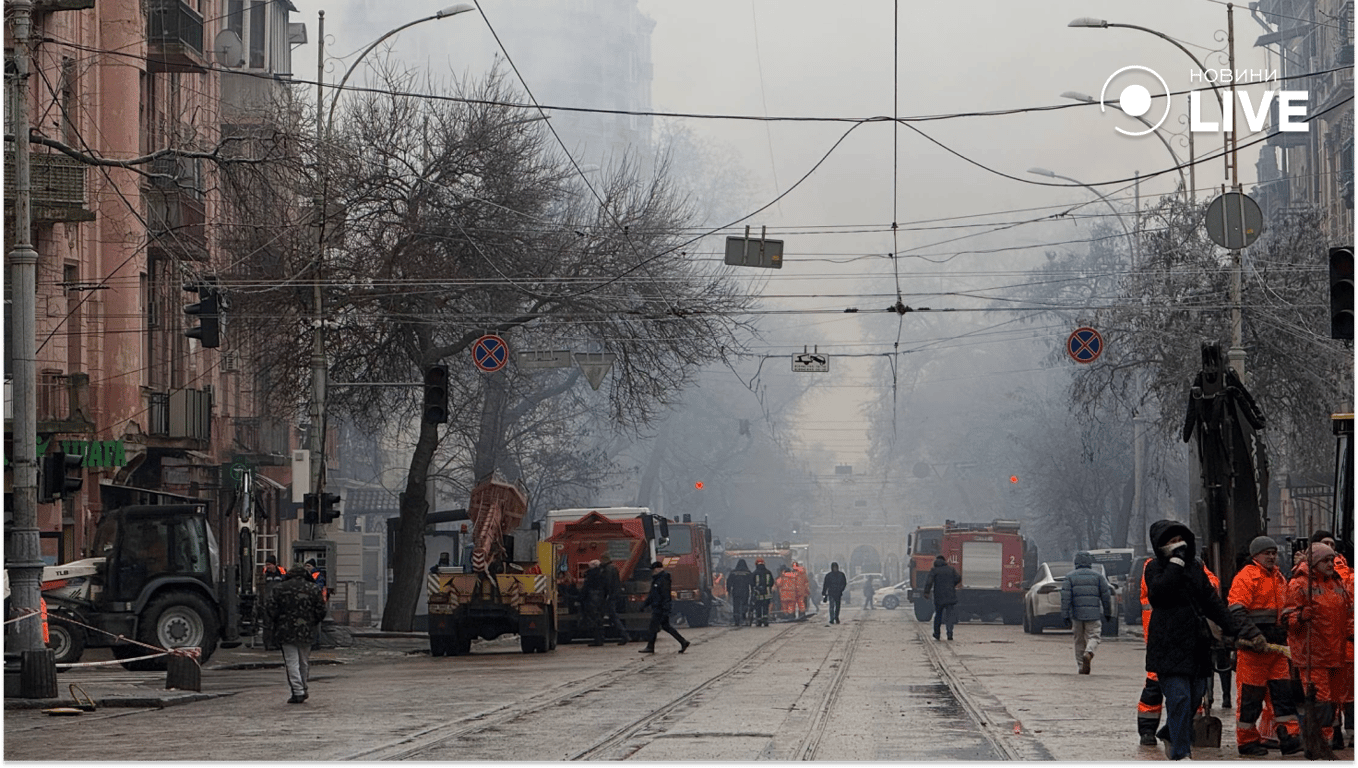 Масштабні руйнування в Одесі