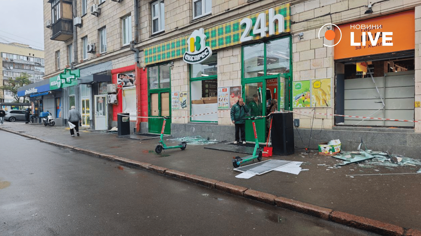 Наслідки удару РФ по Києву